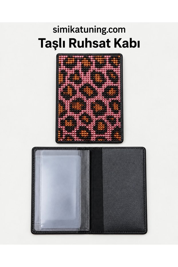 Premium Stone Car License Holder – Stylish and Luxurious License Case with Shiny Crystal Stones