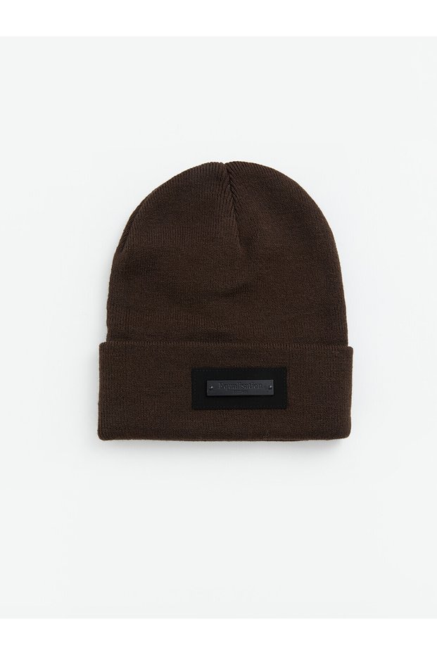 Özmarka New Season Brown Men's Knitwear Beanie