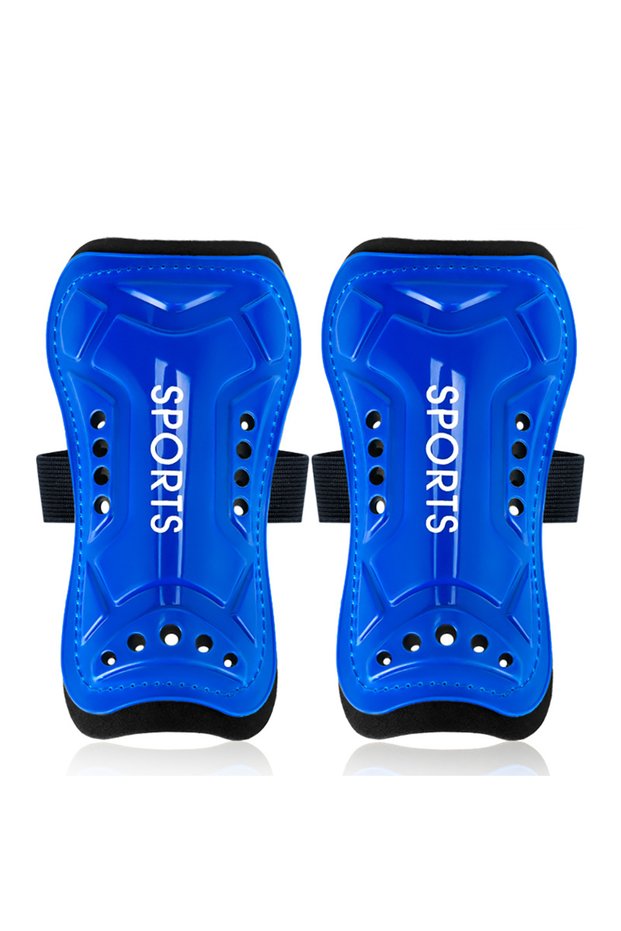 Adult-L Blue Loogdeel Adult Kid Soccer Shinguard Training Crashproof Calf Leg Sleeves Teens Football