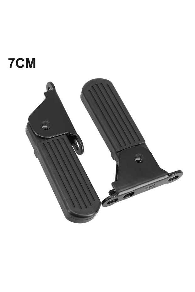 7CM-2pcs 1pair Electric Moped Front Pedal Scooter Front Foldable Pedal Leg Support Pad Thickened Ste
