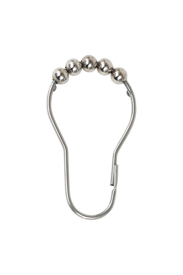 Stainless Steel Curtain Ring Set (7.5 x 4 cm, 12 Pc.)