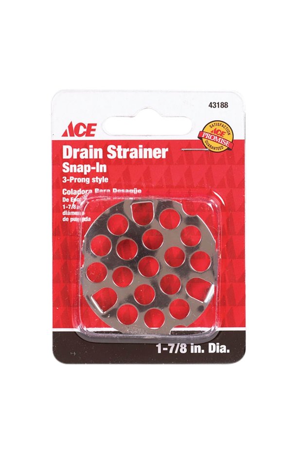 Stainless Steel 3-Prong Snap-In Sink Strainer (4.76 x 7.62 cm)