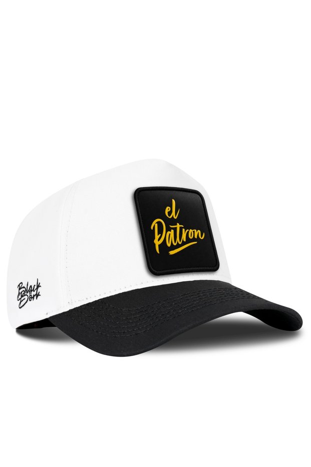 El Patron Logo Black-White Baseball Cap