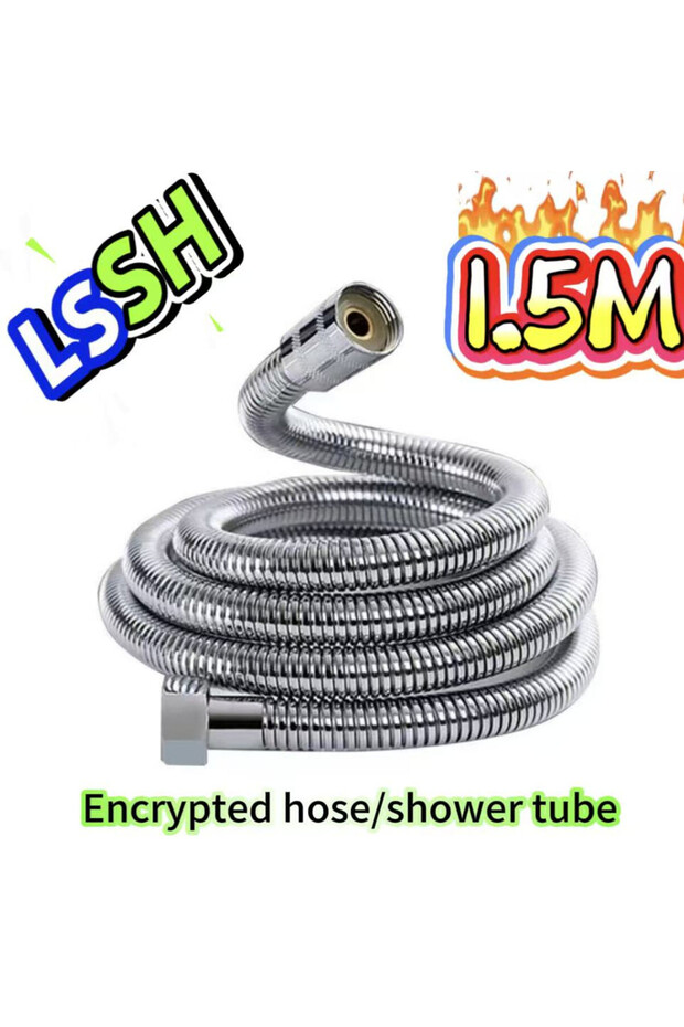 LSSH Stainless Steel Flexible Shower Hose Tube Pipe For Bathroom Accessories Shower Tube High Streng