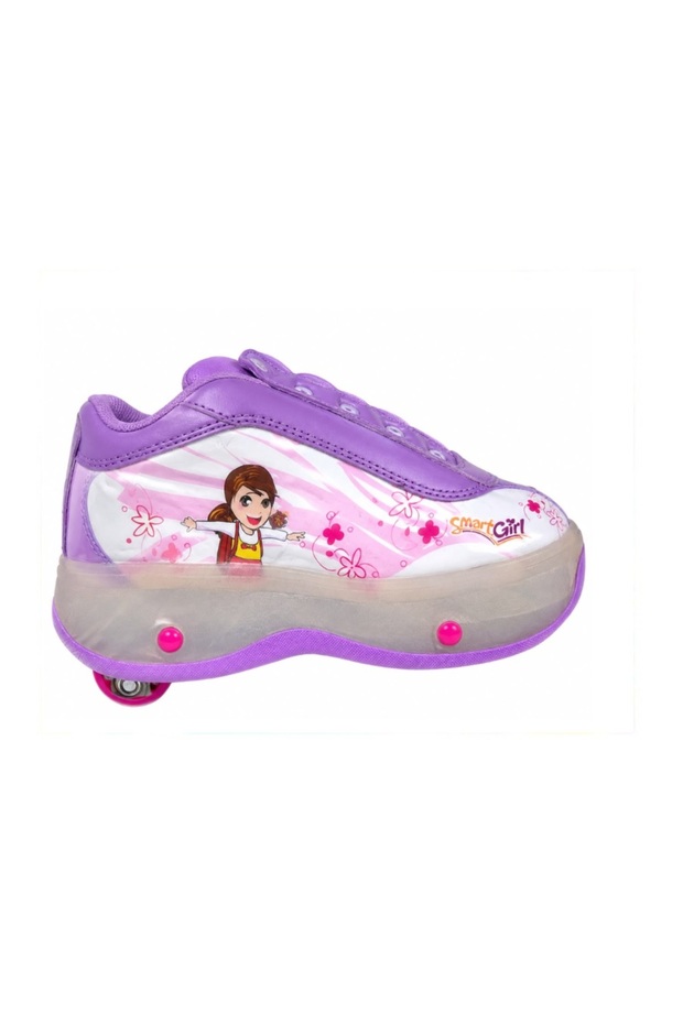 Kids' Roller Skates, with Foldable Wheels, Size 34