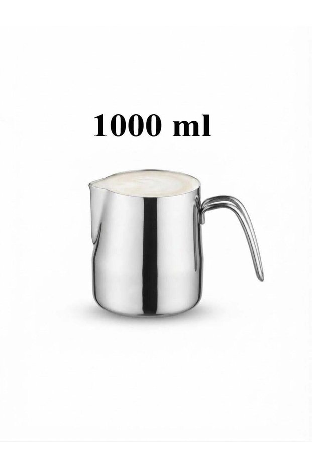 Barista Cezve Milk Jug Milk Pot 1000 ml Stainless Steel