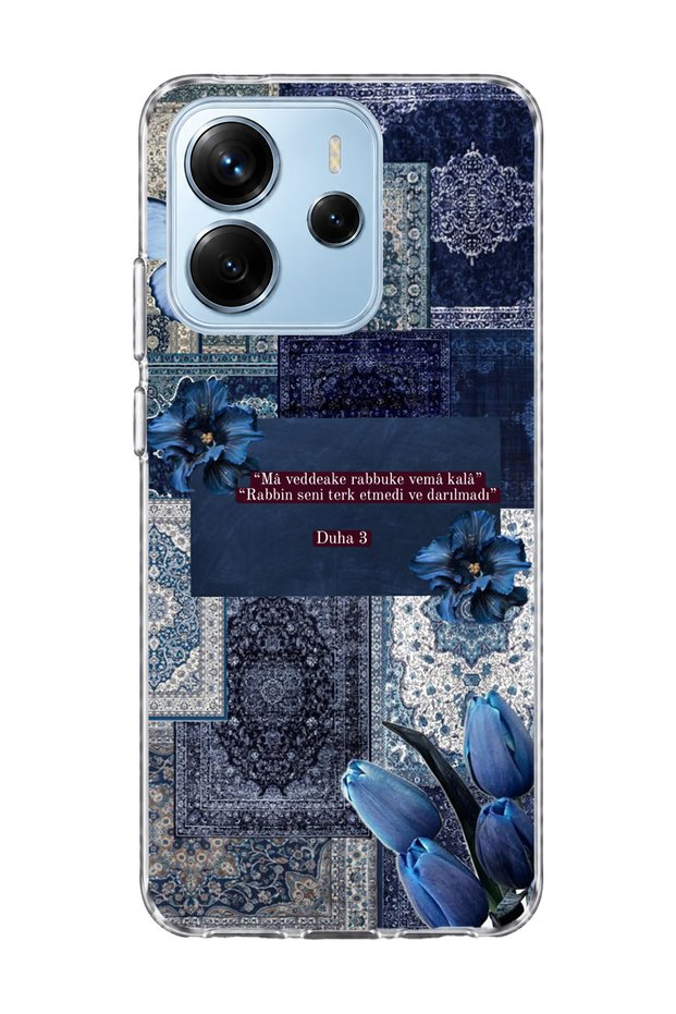 Redmi Note 14 4g Compatible Cute Duck Orange Printed Transparent Phone Case
