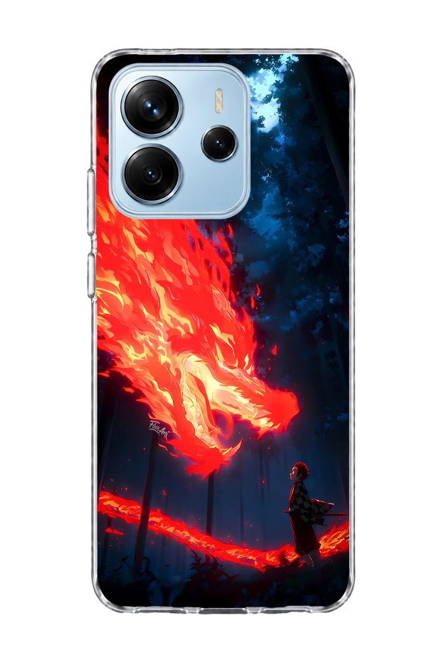 Redmi Note 14 4g Compatible Cute Bubble Tea Printed Transparent Phone Case