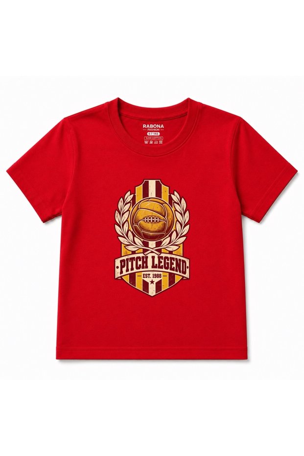 Pitch Legend – Vintage Football Heritage Kids Graphic T-Shirt