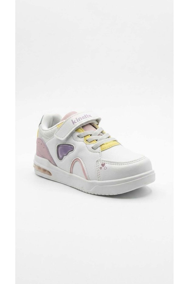 Tamel P White-Lilac Girls' Sports Shoes