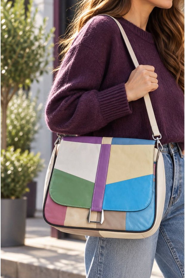 Genuine Leather Women's Bag (28cm X 25cm)