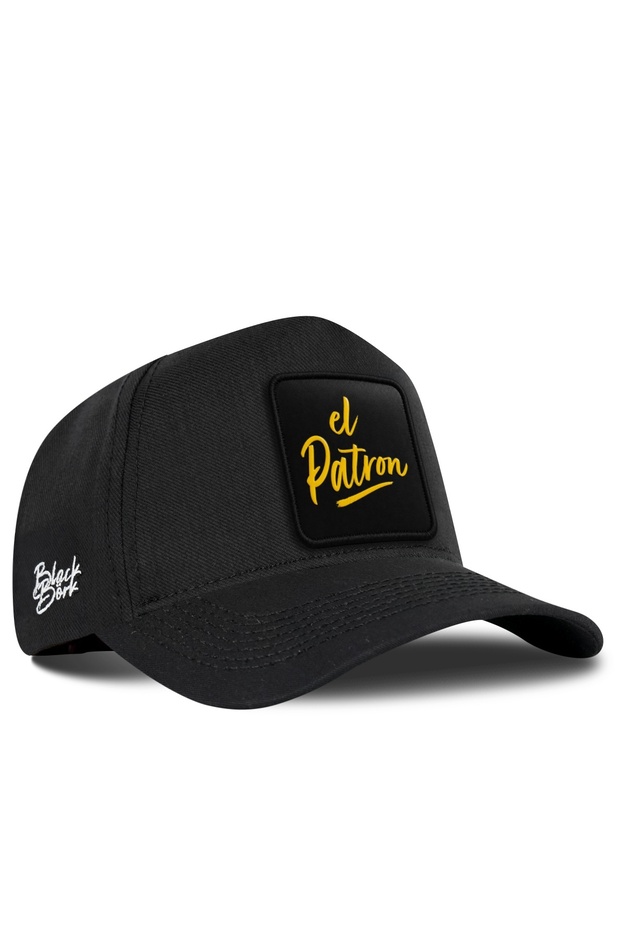 El Patron Logo Cordura Black Baseball Cap