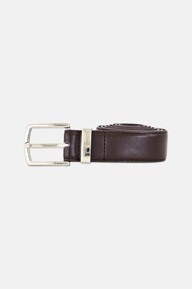 Men Genuine Leather Belt, Brown