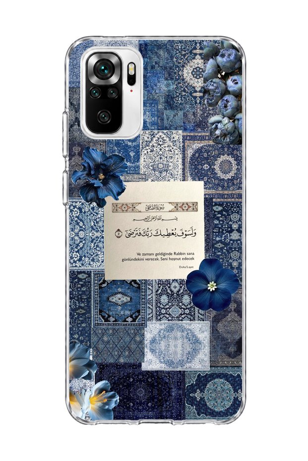 Redmi Note 10 / 10S Compatible Blue Carpet Verse Printed Transparent Phone Case