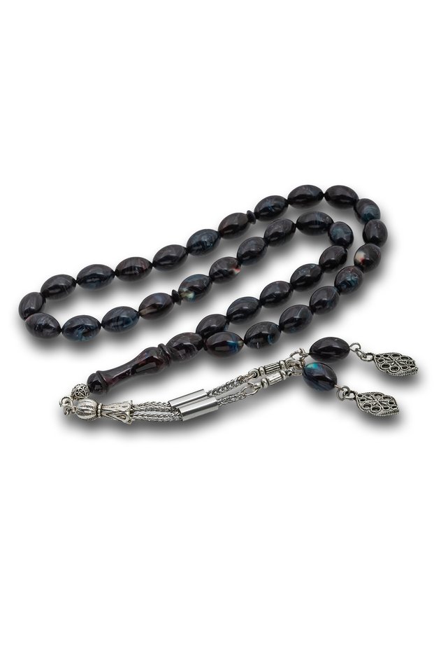 Metal Tasseled Barley Cut Rosary