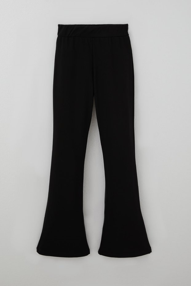 Girl's Spanish Style Leggings 9-14 Years, Black