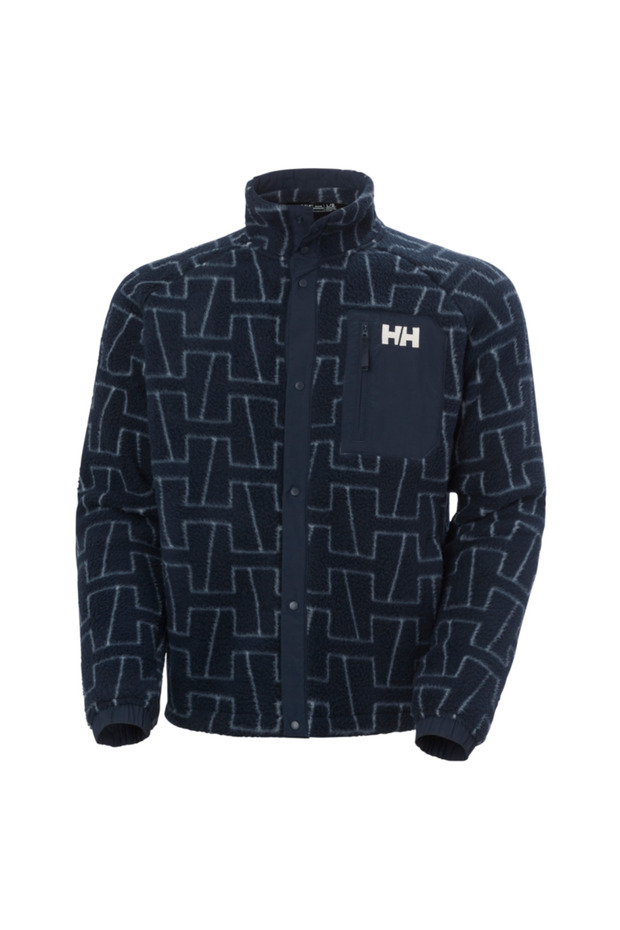 Panorama Printed Pile Snap Mont