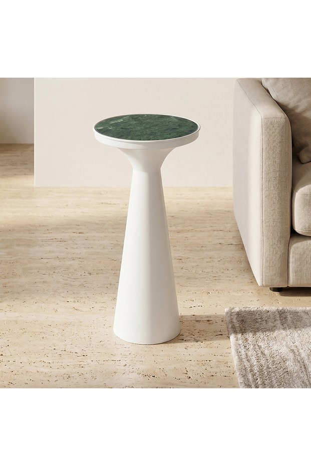 Marble Top Accent Table