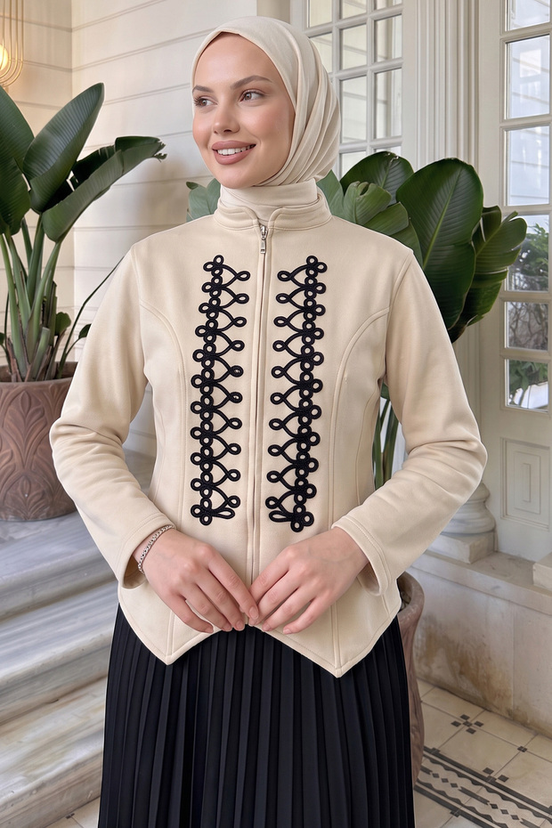سترة مطرزة 202718 - حجرية