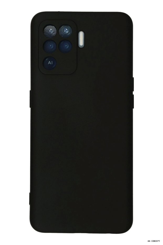 Concepta Newface Reno 5 Lite Case Nano Inside Velvet Silicone (170417) - Black