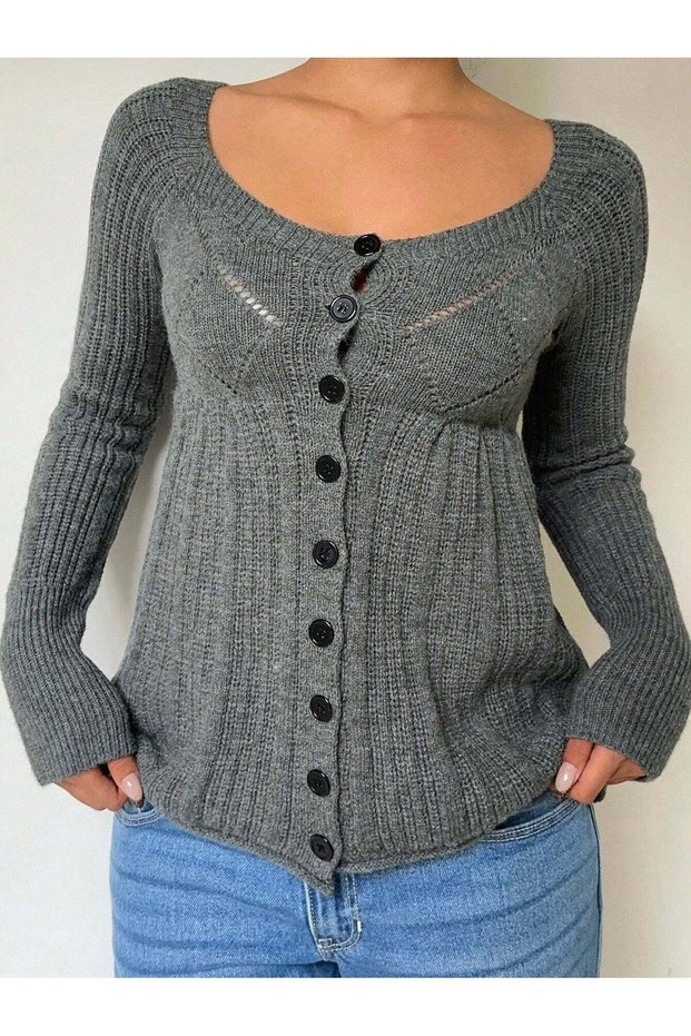 Cardigan, gri