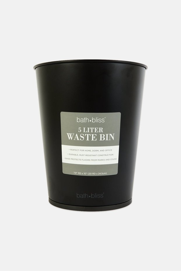 5 Liter Waste Bin, Black
