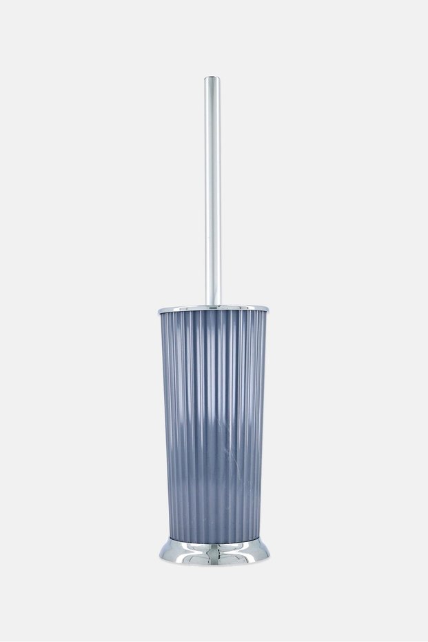 Toilet Brush And Holder Set, Grey