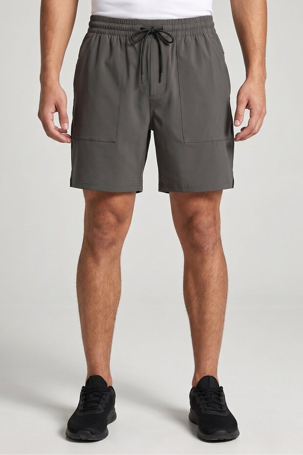 Men Sportswear Fit 7 Inseam Training Shorts, Olive