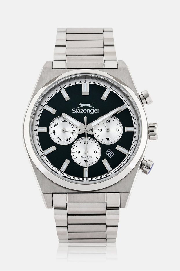 Men SL926312370 Round Analog Watch 36mm, Silver