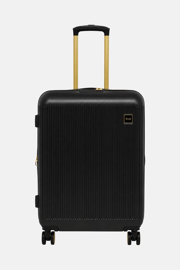 26 Inch Medium Expander Check-In Hardshell Luggage, Black