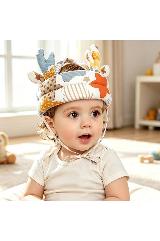 Baby Head Protector Helmet, Shock-Absorbing Cap, Adjustable
