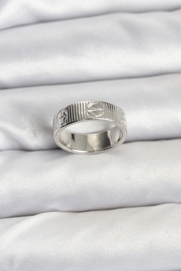 Silver Color Model Women's Ring