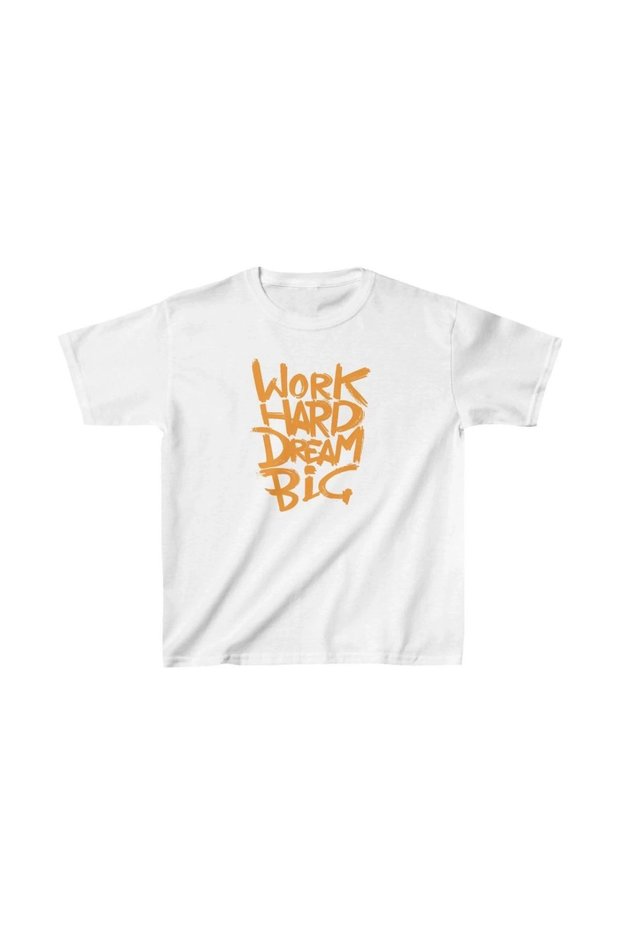 Unisex Kids Printed T-Shirt - White