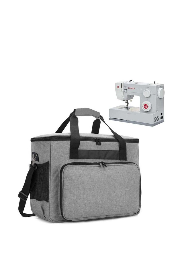 Sewing Machine, Carrying Bag, 15.8x10.5x13 Inches, Removable Padding, Heavy-Duty Oxford Fabric, for Sewing Machine and Accessories
