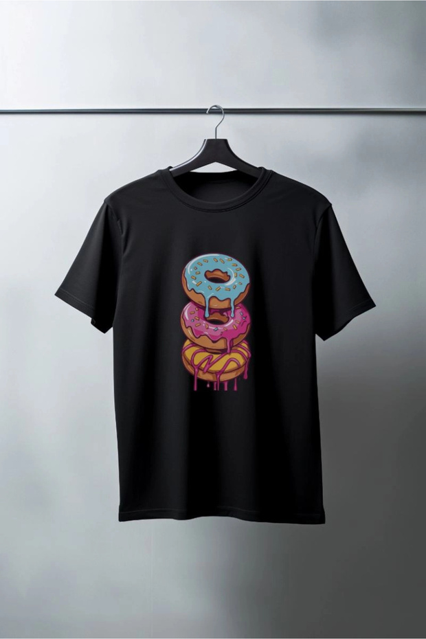 Unisex Oversize 24/1 Combed Cotton Dtf Printed T-Shirt - Dtf187