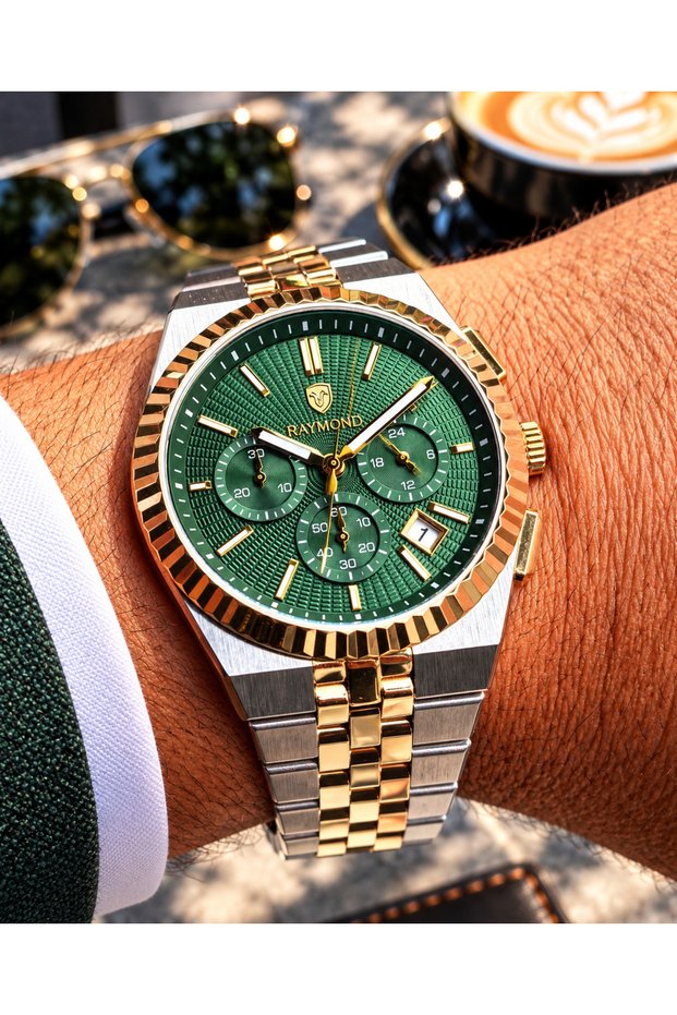 Steel Case Special Design Men's Wristwatch
