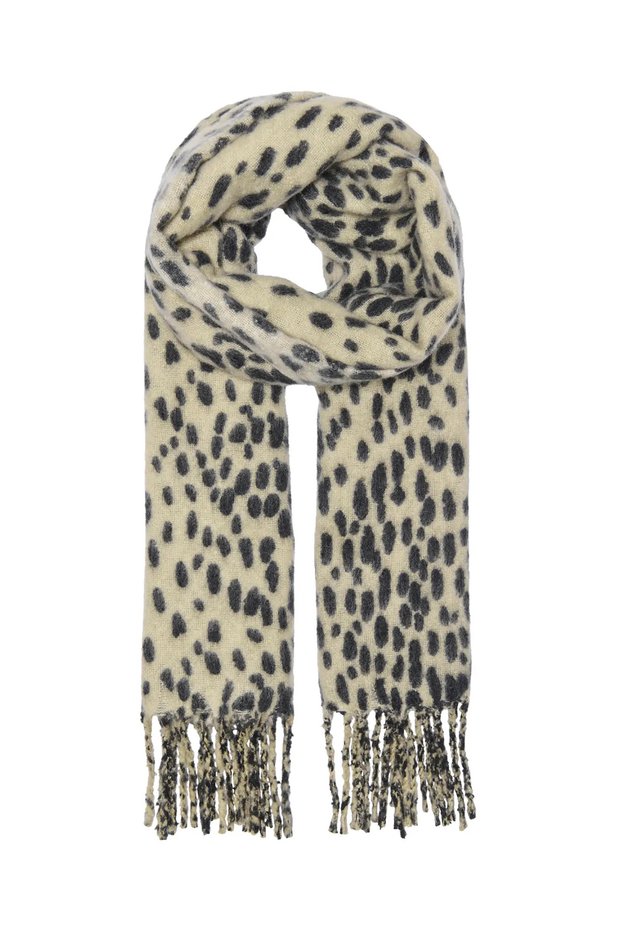 Women's Onlleonora Tasseled Patterned Shawl 15368971 Beige