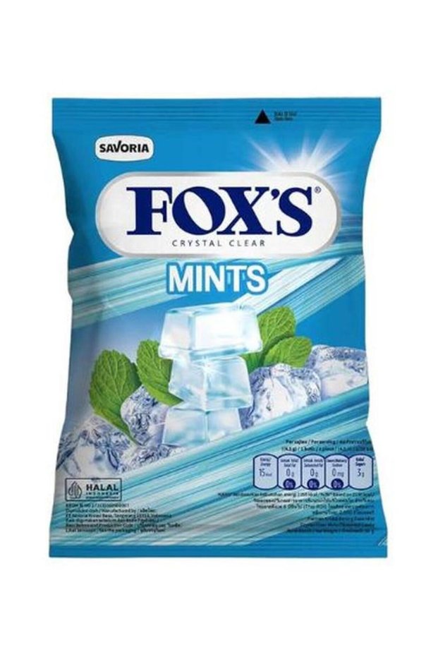Foxs Crystal Clear Mints Candy 90g