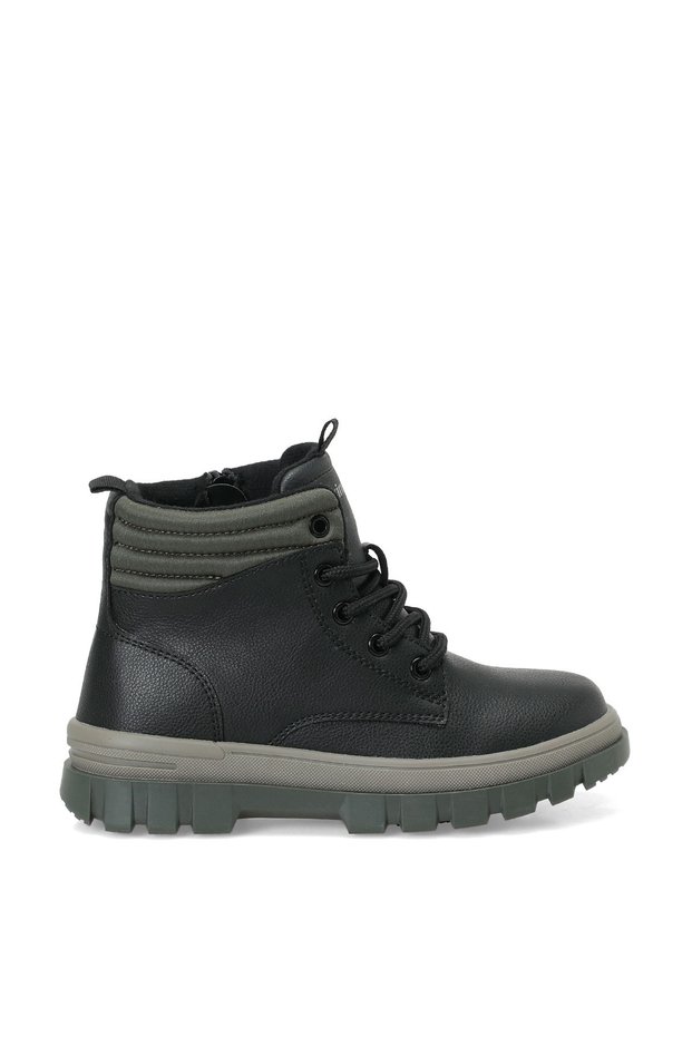 Sabin F Black Boy's Worker Boots