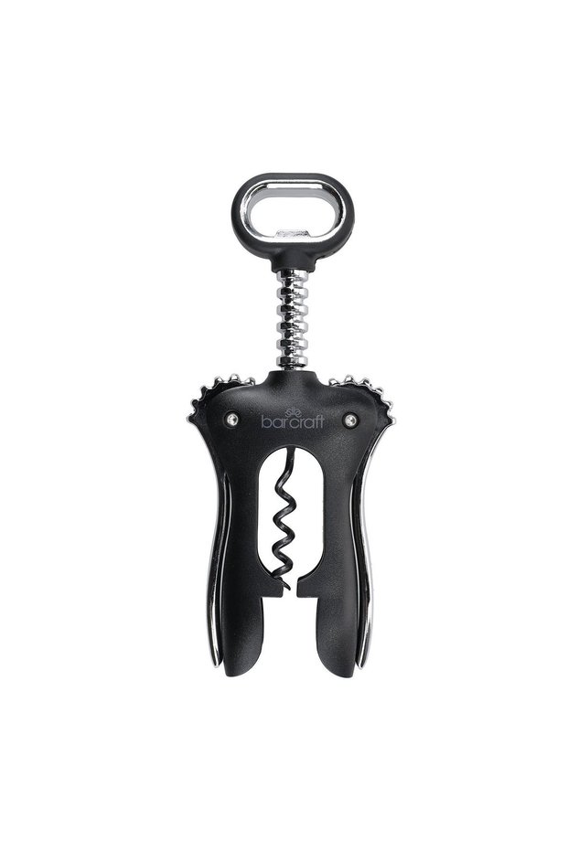 Zinc corkscrew, black -