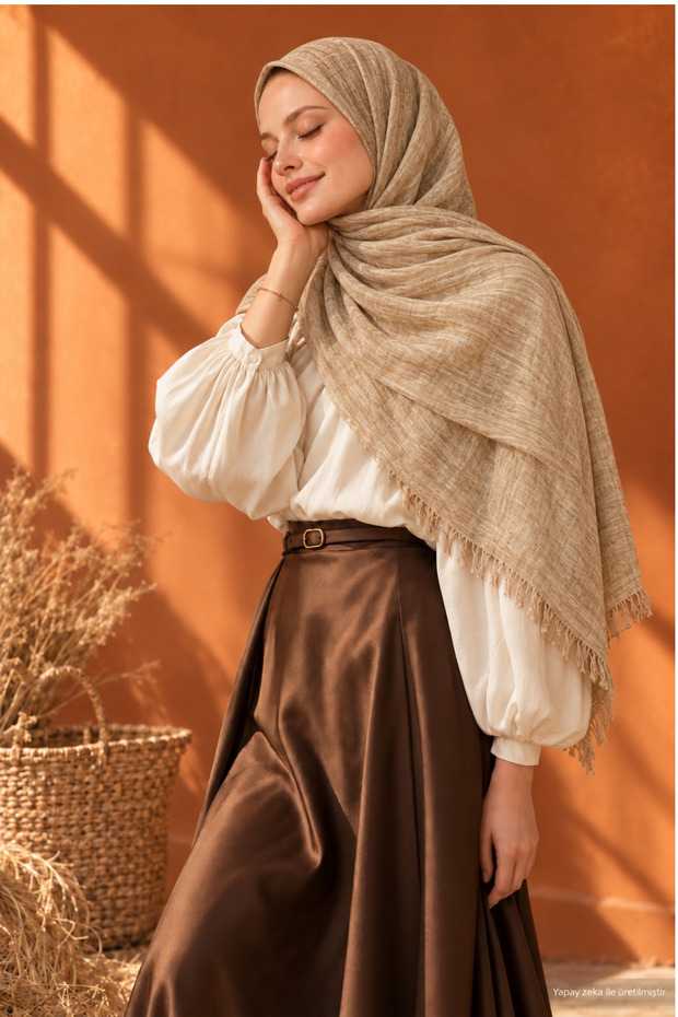 Women's Organic Shawl, Plain, Very Useful