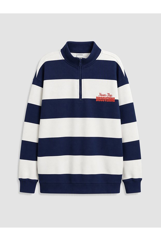 Esvab • Modern & Distinctive Stand Collar Boys' Thick Sweatshirt