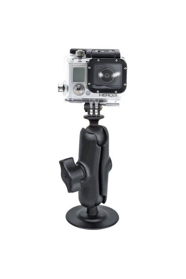 RAM® Flex Adhesive Double Ball Mount with Action Camera Adapter