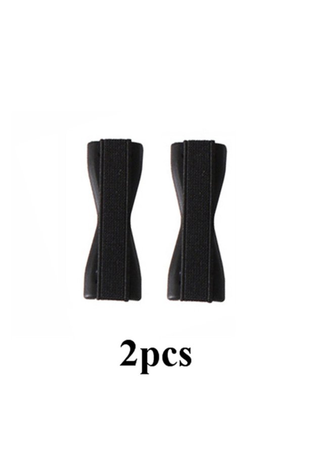 bdzj 2pcs black 2PCS Universal Mobile Phone Holder Finger Ring Stand Desk Tablet Bracket Fashion Sm