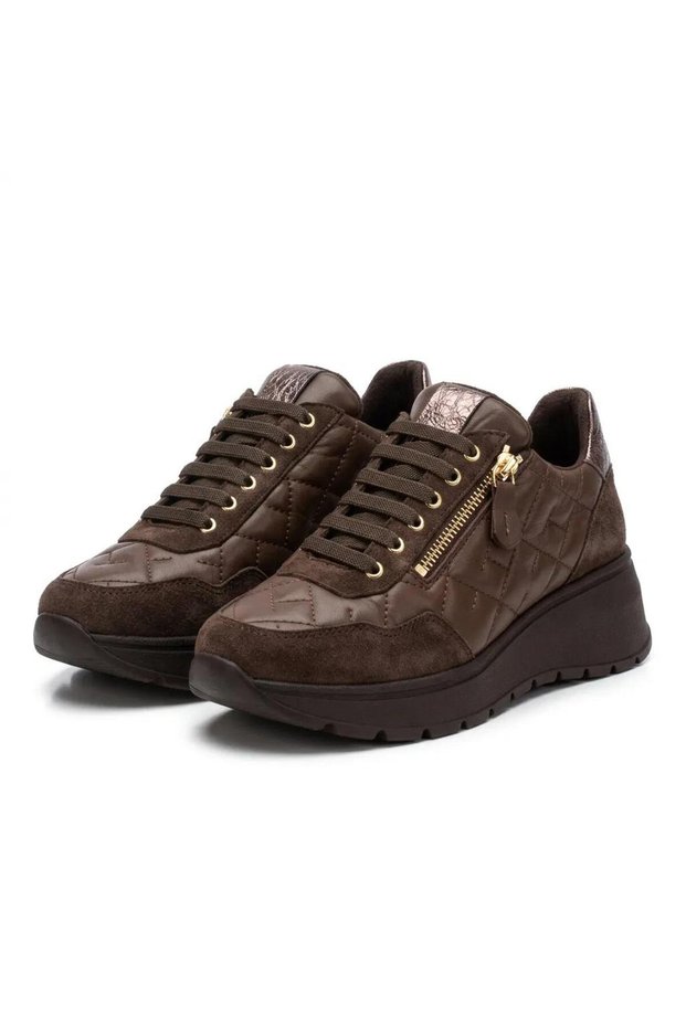 3640 Brown Genuine Leather Casual Shoes
