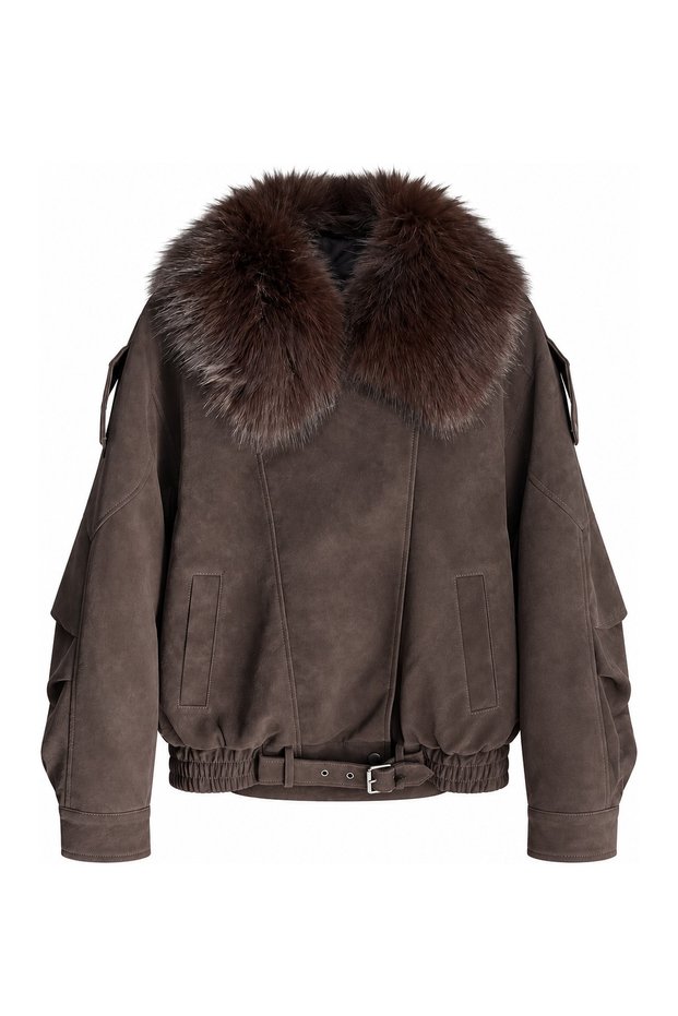 Premium Fur Collar and Lined Coat