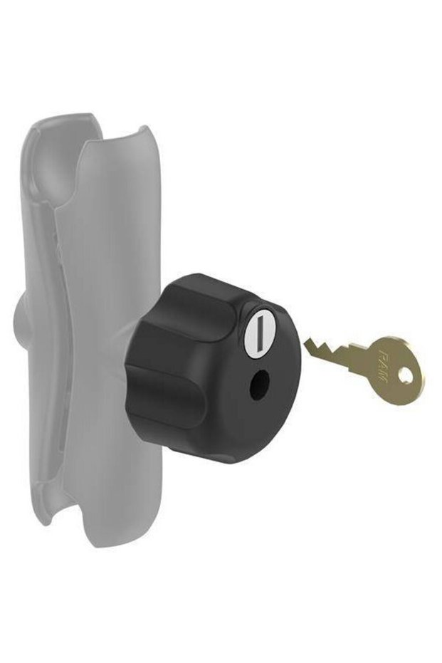 RAM® Key Lock Knob with Brass Insert for Size C Socket Arms