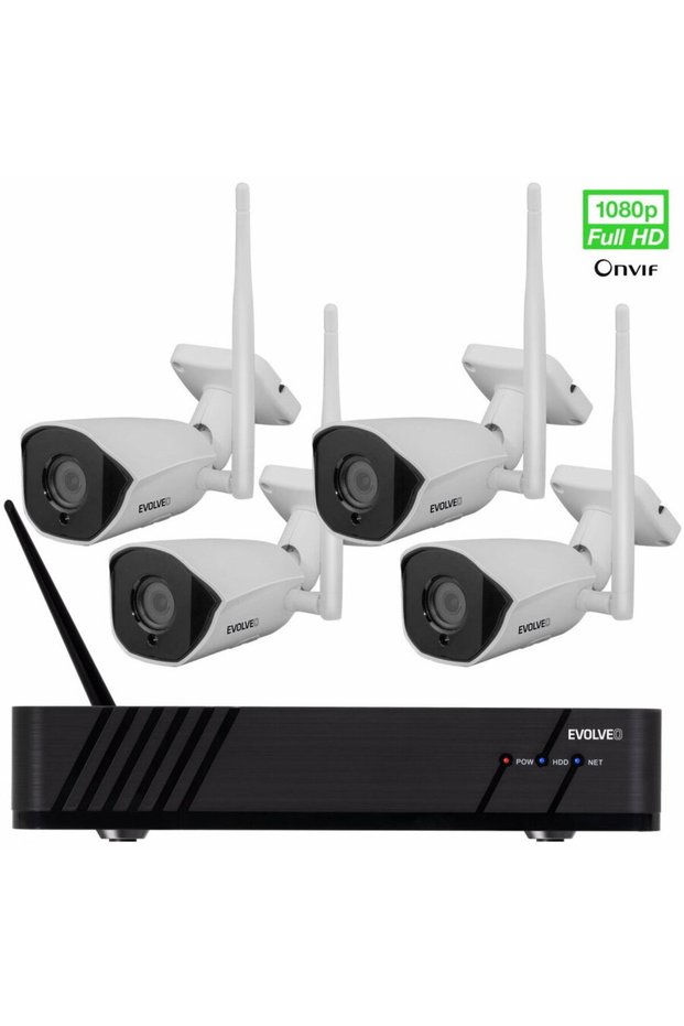 Detective WN8 SMART Security Camera System, NVR, Wireless