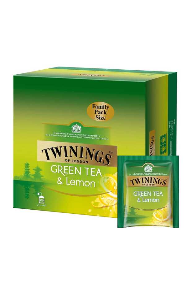 Green Tea & Lemon 100 Teabags