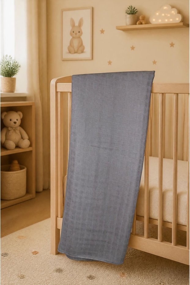 100% Cotton Muslin Baby Blanket 90X100 cm Multi-Purpose Baby Swaddle